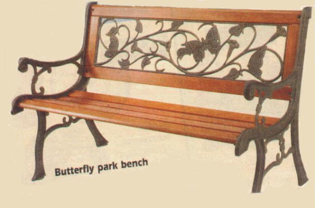 butterfly bench